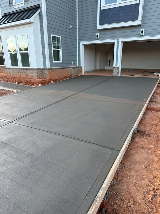 New Concrete Driveway